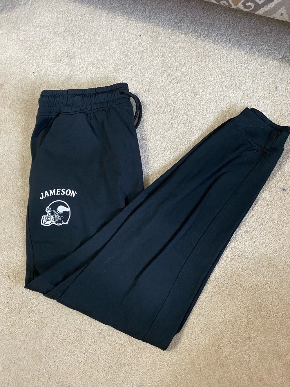 Jameson Black Joggers with White Logo